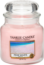 Carica l'immagine nel visualizzatore di Gallery, Yankee Candle, Pink Sands, rosa, mare, spiaggia, giara media, candele profumate, profumi, regalo, colori, candele americane