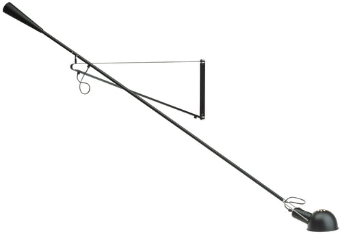 Lampada da parete Flos 265 bianco LED a braccio per cucina nero Olbia
