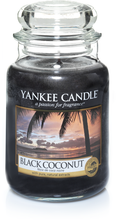 Carica l&#39;immagine nel visualizzatore di Gallery, Yankee Candle, Black Coconut, giara grande, candele profumate, profumi, regalo, colori, candele americane, cocco, palma, nero