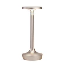 Carica l&#39;immagine nel visualizzatore di Gallery, Flos Bon Jour Unplugged lampada ricaricabile da tavolo design cromo opaco