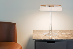 Lampada da tavolo Flos Bon Jour a LED design moderno trasparente 