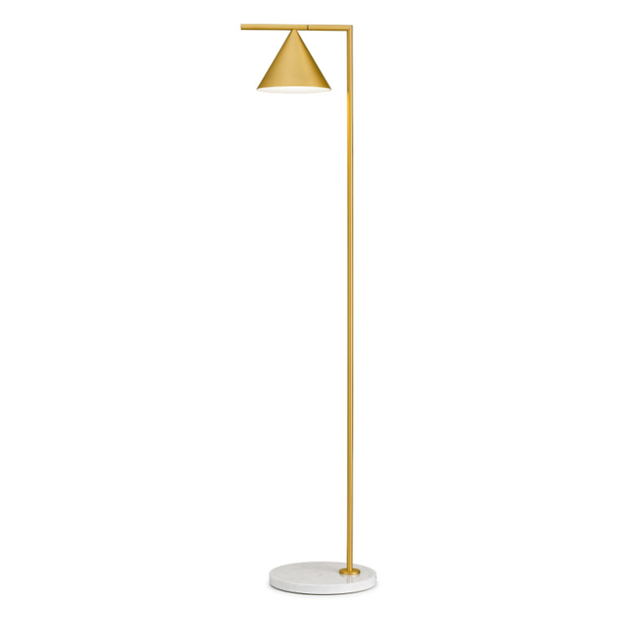 Flos Captain Flint lampada da terra ottone e marmo di Carrara