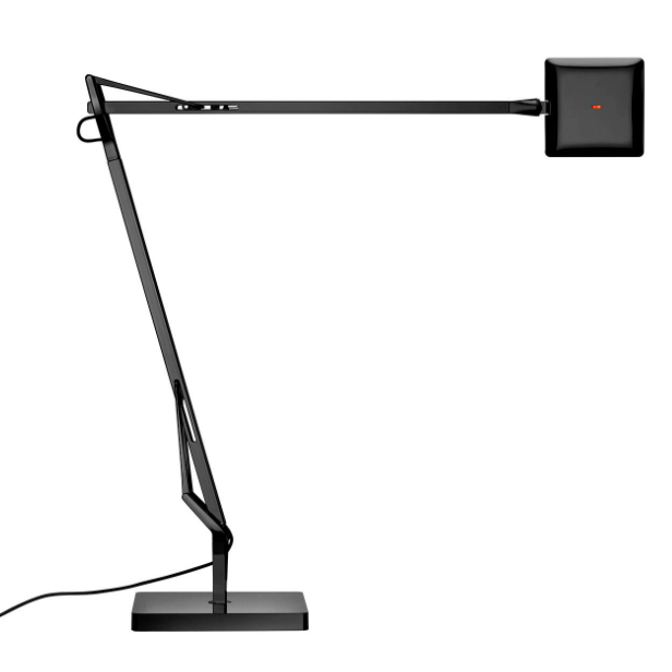 Lampada da tavolo o scrivania Flos Kelvin EDGE nero a braccio illuminazione a led