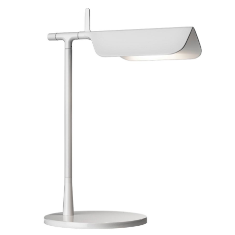Lampada da tavolo Flos Tab T LED stile moderno minimal bianco