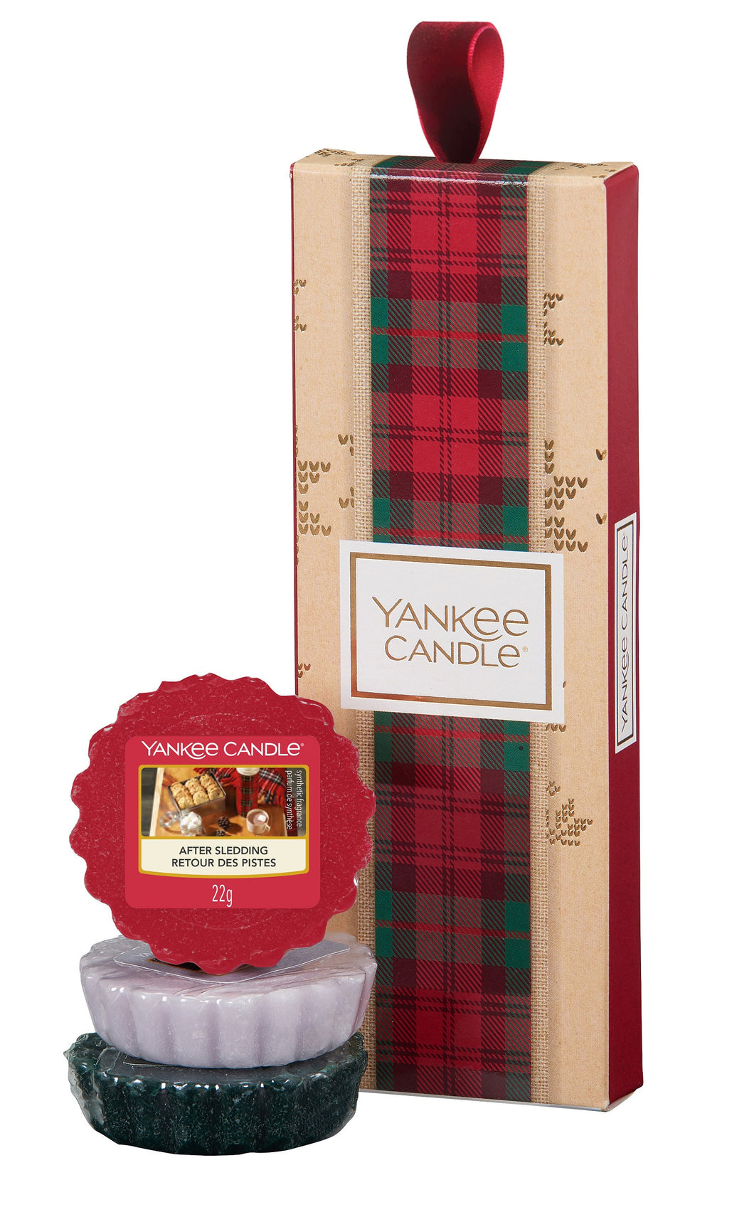 Glass&Lux, Yankee Candle Olbia, 3 cialde da fondere, Candele profumate, Natale, idea regalo