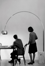 Carica l&#39;immagine nel visualizzatore di Gallery, Lampada da terra Flos Arco LED marmo di carrara illuminazione living tavolo