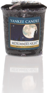 Yankee Candle, Midsummers Night, sampler, candele profumate, profumi, regalo, colori, candele americane, nero, uomo, luna