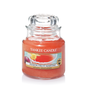 Yankee Candle, Passion Fruit Martini, giara piccola, candele profumate, profumi, regalo, colori, candele americane 