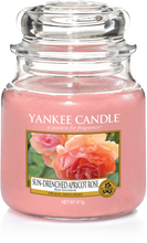 Carica l&#39;immagine nel visualizzatore di Gallery, Yankee Candle, Sun-Drenched Apricot Rose, rosa, giara media, candele profumate, profumi, regalo, colori, candele americane 