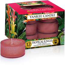 Carica l&#39;immagine nel visualizzatore di Gallery, Yankee Candle, Tropical Jungle, tropicale, giungla, tea light, candele profumate, profumi, regalo, colori, candele americane 