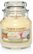 Carica l&#39;immagine nel visualizzatore di Gallery, Yankee Candle, Vanilla Cupcake, giara piccola, candele profumate, profumi, regalo, colori, candele americane