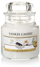 Carica l&#39;immagine nel visualizzatore di Gallery, Yankee Candle, vanilla, giara piccola, candele profumate, profumi, regalo, colori, candele americane