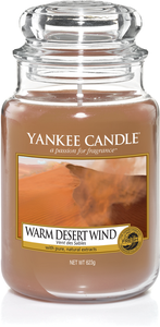 Yankee Candle, Warm Desert Wind, giara grande, candele profumate, profumi, regalo, colori, candele americane 