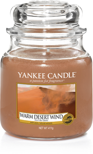 Yankee Candle, Warm Desert Wind, giara media, candele profumate, profumi, regalo, colori, candele americane 