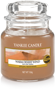 Yankee Candle, Warm Desert Wind, giara piccola, candele profumate, profumi, regalo, colori, candele americane 