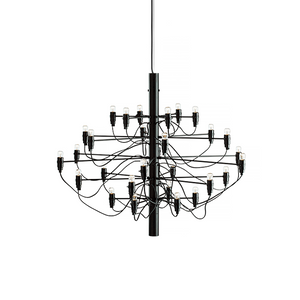 Lampada da sospensione lampadario Flos 2097 30 nero Gino Scarfatti